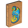 UNIDRAGON Puzzle en bois 330 pcs Guarding Dragon Tr&egrave;s grand 27x44 cm