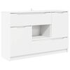 vidaXL Buffet Blanc 100 x 30 x 65,6 Bois d'ing&eacute;nierie