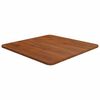 vidaXL Dessus de table carré Marron foncé50x50x1,5cm Bois chêne traité