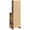 vidaXL Haut Armoire Chêne fumé 40 x 40,5 x 135 cm Bois d'ingénierie