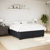 vidaXL Cadre de lit sans matelas noir 180x200 cm velours