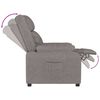 vidaXL Fauteuil inclinable Taupe Tissu