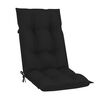 vidaXL Chaises inclinables de jardin et coussins lot de 4 Teck solide