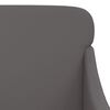 vidaXL Fauteuil Gris 63x76x80 cm Similicuir