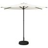 vidaXL Parasol de jardin avec base 270 x 270 cm Polyester