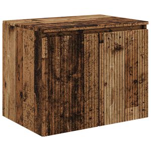 vidaXL Cabinet de Salle de Bain Mural Bois ancien 62,5 x 44,5 x 50 cm