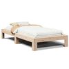 vidaXL Cadre de lit sans matelas 90x190 cm bois de pin massif