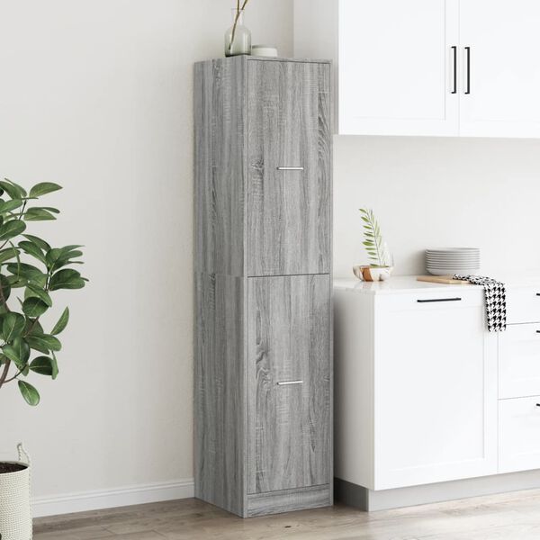 vidaXL Armoire apothicaire sonoma gris 40x41x174,5cm bois d'ing&eacute;nierie