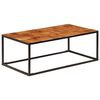 vidaXL Table basse 110x60x40 cm Bois d'acacia solide et acier