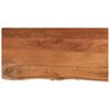 vidaXL Comptoir de salle de bain 120x60x3,8 cm rectangulaire acacia