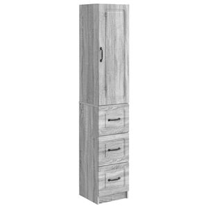 vidaXL Ensemble de Meubles 2 pcs Sonoma gris 33 x 34,5 x 87 cm