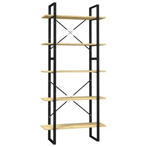 vidaXL Biblioth&egrave;que &agrave; 5 niveaux 80x30x175 cm Bois de pin