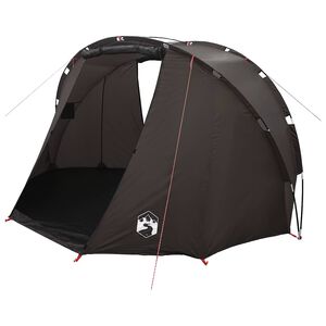 vidaXL Tente de p&ecirc;che 5 personnes marron imperm&eacute;able