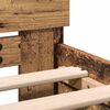 vidaXL Cadre de lit Bois Ancien 203 x 185 x 70 cm Bois d'ing&eacute;nierie