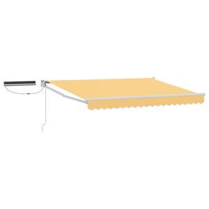 vidaXL Auvent r&eacute;tractable &eacute;lectrique Sable 2,5 x 2 m