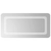 vidaXL Miroir de salle de bain LED Transparent 60 x 30 cm verre tremp&eacute;