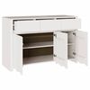 vidaXL Buffet Drammen Blanc 114 x 43 x 75,5 cm Bois de pin massif