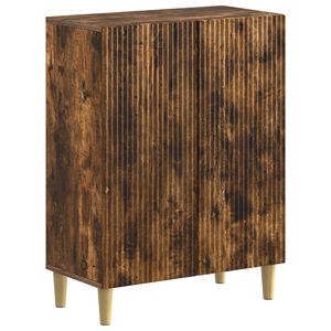 vidaXL Meuble de Rangement de Salle de Bain ARNHEM Ch&ecirc;ne fum&eacute;