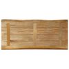 vidaXL Dessus de table bord vivant 90x40x3,8 cm bois de manguier brut