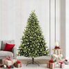 vidaXL Arbre de Noël artificiel en silicone flexible 300 LEDs 210 cm