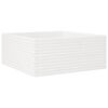 vidaXL Jardini&egrave;re blanc 110x110x46 cm bois de pin massif
