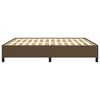 vidaXL Cadre de lit sans matelas marron fonc&eacute; 180x200 cm tissu
