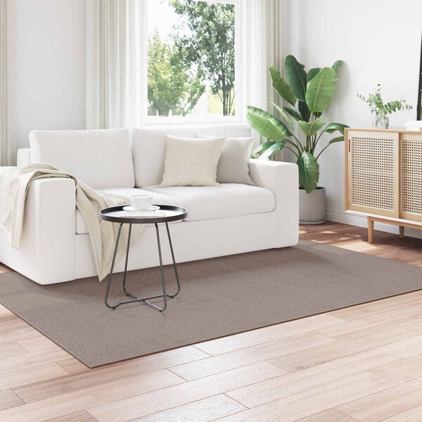vidaXL Tapis de surface Rectangulaire LUGO Taupe 230 x 160 cm