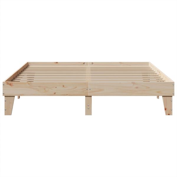 vidaXL Cadre de lit sans matelas 180x200 cm bois massif de pin