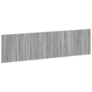 vidaXL T&ecirc;te de lit murale ALKMAAR Sonoma gris Bois d'ing&eacute;nierie