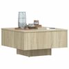 vidaXL Table basse chêne sonoma 60x60x31,5 cm bois d'ingénierie