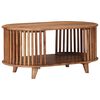 vidaXL Table basse faite main Marron Teck 85 x 50 x 40 cm