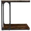 vidaXL Table d'appoint Ch&ecirc;ne fum&eacute; 50x35x52 cm Bois d'ing&eacute;nierie