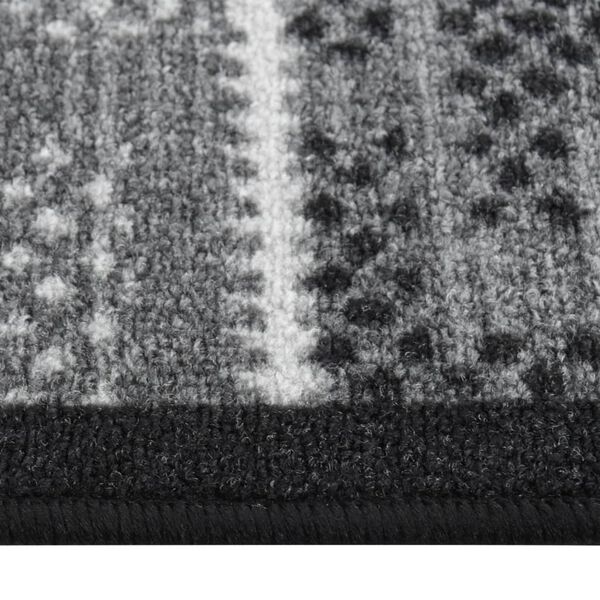 vidaXL Tapis de couloir Noir 80x250 cm