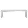 vidaXL Table de travail de cuisine avec &eacute;tag&egrave;re 120x60x115 cm Inox