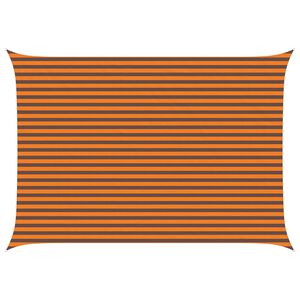 vidaXL Voile d'ombre Orange et marron 5 &times; 3,5 m 100 % polyester Oxford