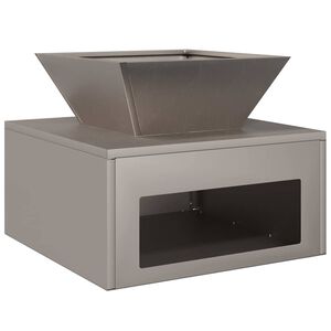 vidaXL Braise Rouill&eacute; 50 x 50 x 40 cm Acier patin&eacute;