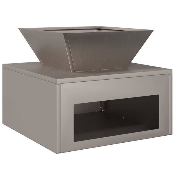 vidaXL Braise Rouill&eacute; 50 x 50 x 40 cm Acier patin&eacute;