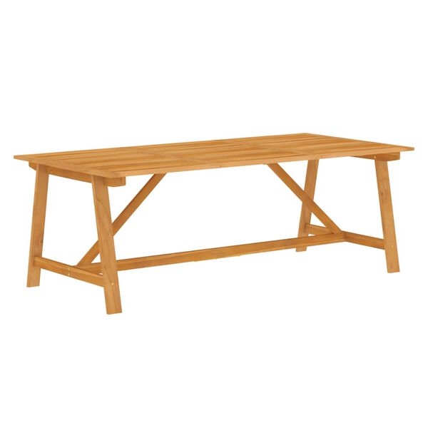 vidaXL Ensemble &agrave; manger de jardin 9 pcs Bois d'acacia solide