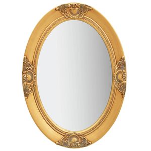 vidaXL Miroir mural style baroque 50x70 cm Dor&eacute;