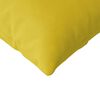 vidaXL Coussins de canap&eacute; 2 pcs Jaune 120 x 40 cm