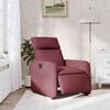 vidaXL Fauteuil inclinable &eacute;lectrique Rouge bordeaux Tissu
