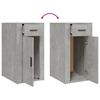 vidaXL Armoire de bureau Gris b&eacute;ton 40x49x75 cm Bois d'ing&eacute;nierie