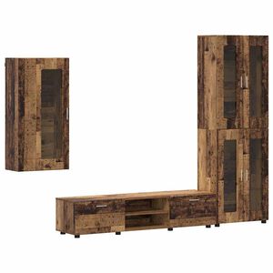 vidaXL Ensemble meuble TV FLORIN 3 pc 150 x 39 x 30 cm Bois ancien