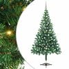 vidaXL Arbre de No&euml;l artificiel pr&eacute;-&eacute;clair&eacute;/boules 120 cm 230 branches