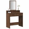 vidaXL Table de Toilette Ch&ecirc;ne brun 79 x 41 x 140 cm Bois d'ing&eacute;nierie