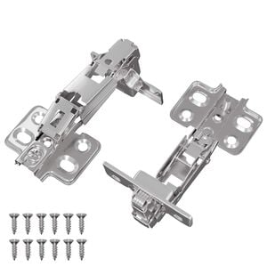 vidaXL Charni&egrave;re 2 pi&egrave;ces Nickel 139 x 64,1 x 10 mm Fer