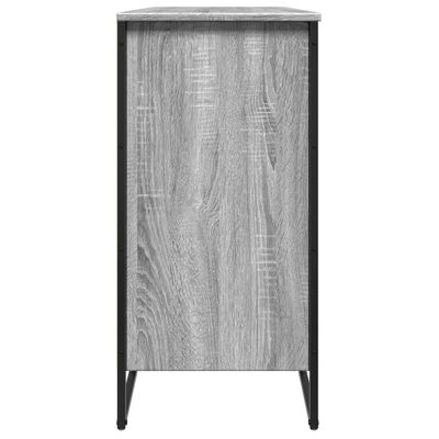 vidaXL Armoire à chaussures sonoma gris 80x38x78 cm bois d'ingénierie