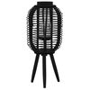 vidaXL Bougeoir debout Bambou Noir