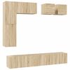 vidaXL Ensemble de meubles TV 8 pcs Ch&ecirc;ne sonoma Bois d'ing&eacute;nierie