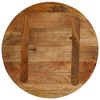 vidaXL Dessus de table Ø 50x2,5 cm rond bois de manguier massif